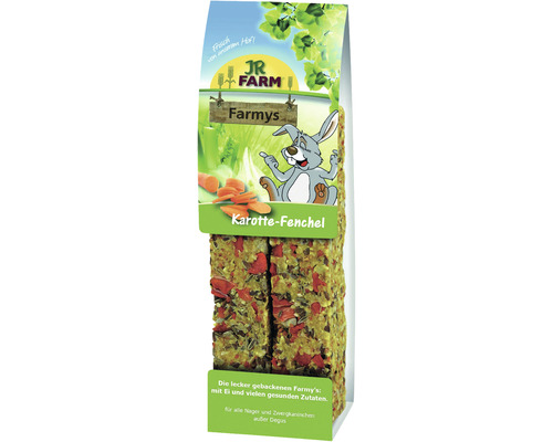 Knaagdiervoer JR Farmy's Wortel-Venkel, 160 g