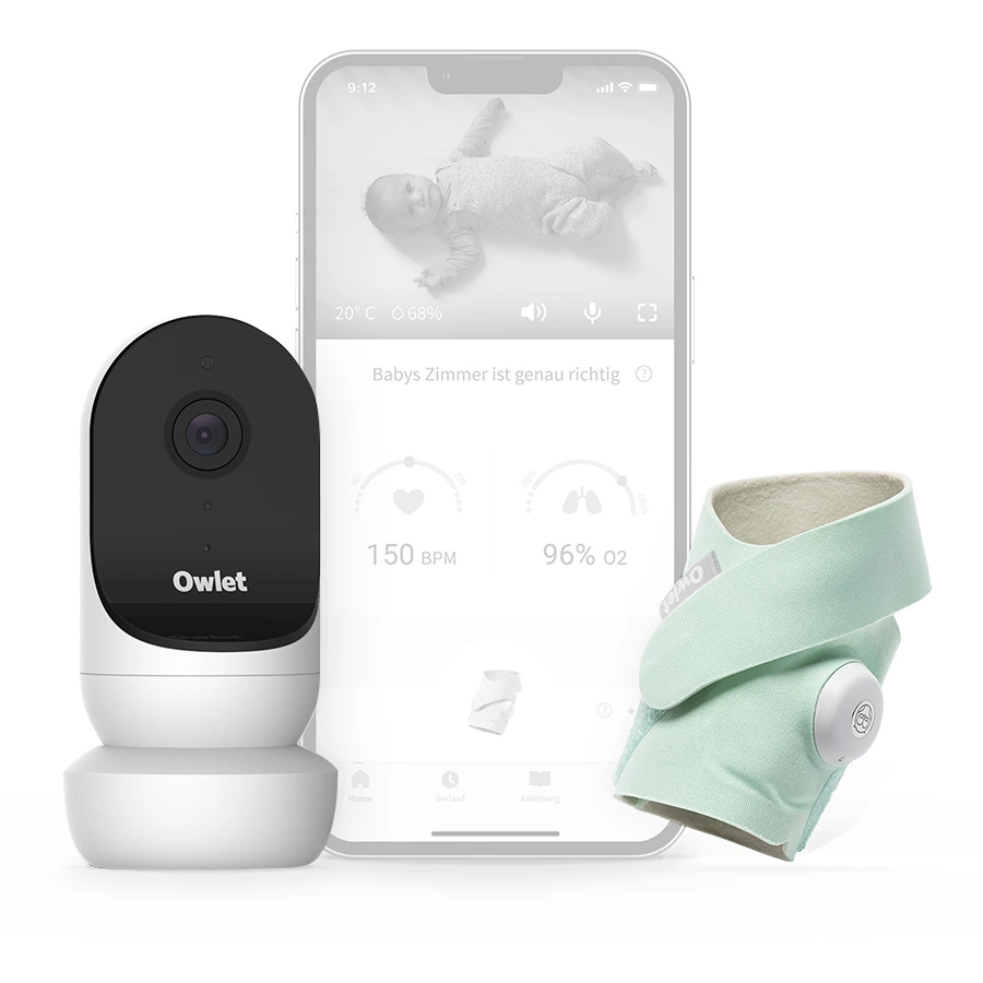 Owlet Monitor Duo Smart Sock 3 und Camera 2 mint