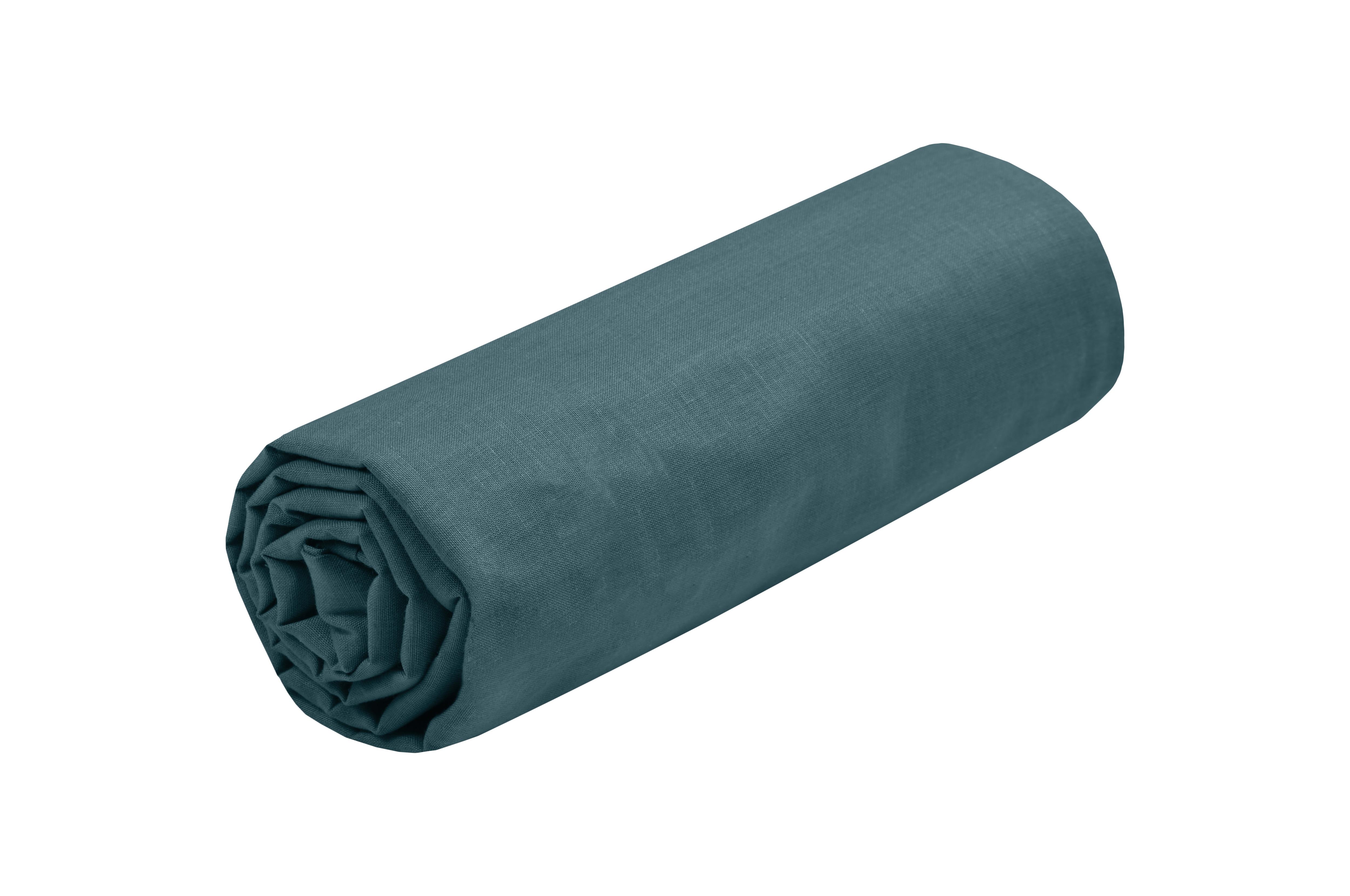 EDEN DRAP HOUSSE 140X200CM EUCALYPTUS