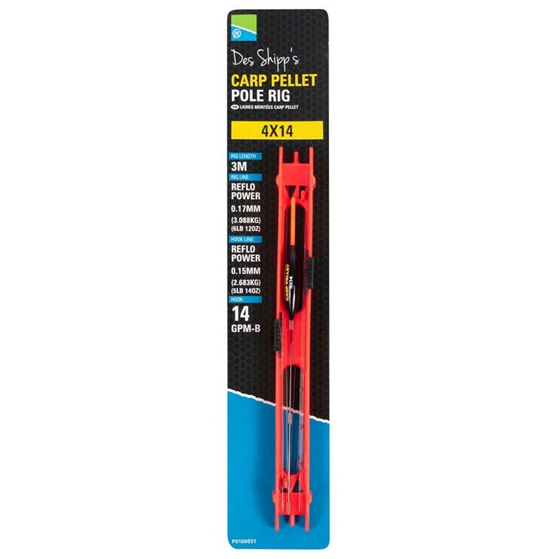 Ligne Montée Preston Innovations Carp Pellet Pole Rig