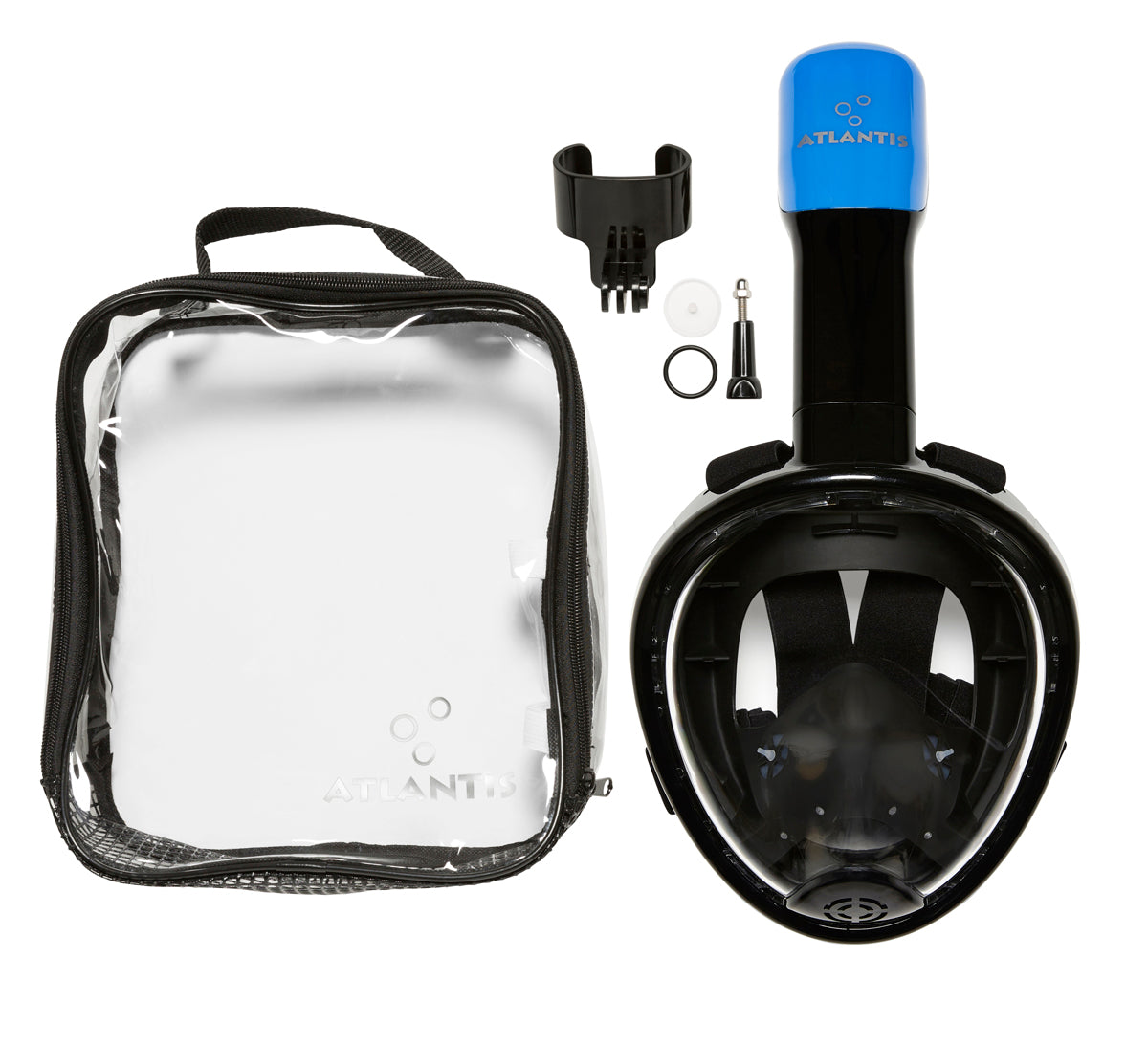 Atlantis Full Face Mask Kids Snorkelmasker - Black
