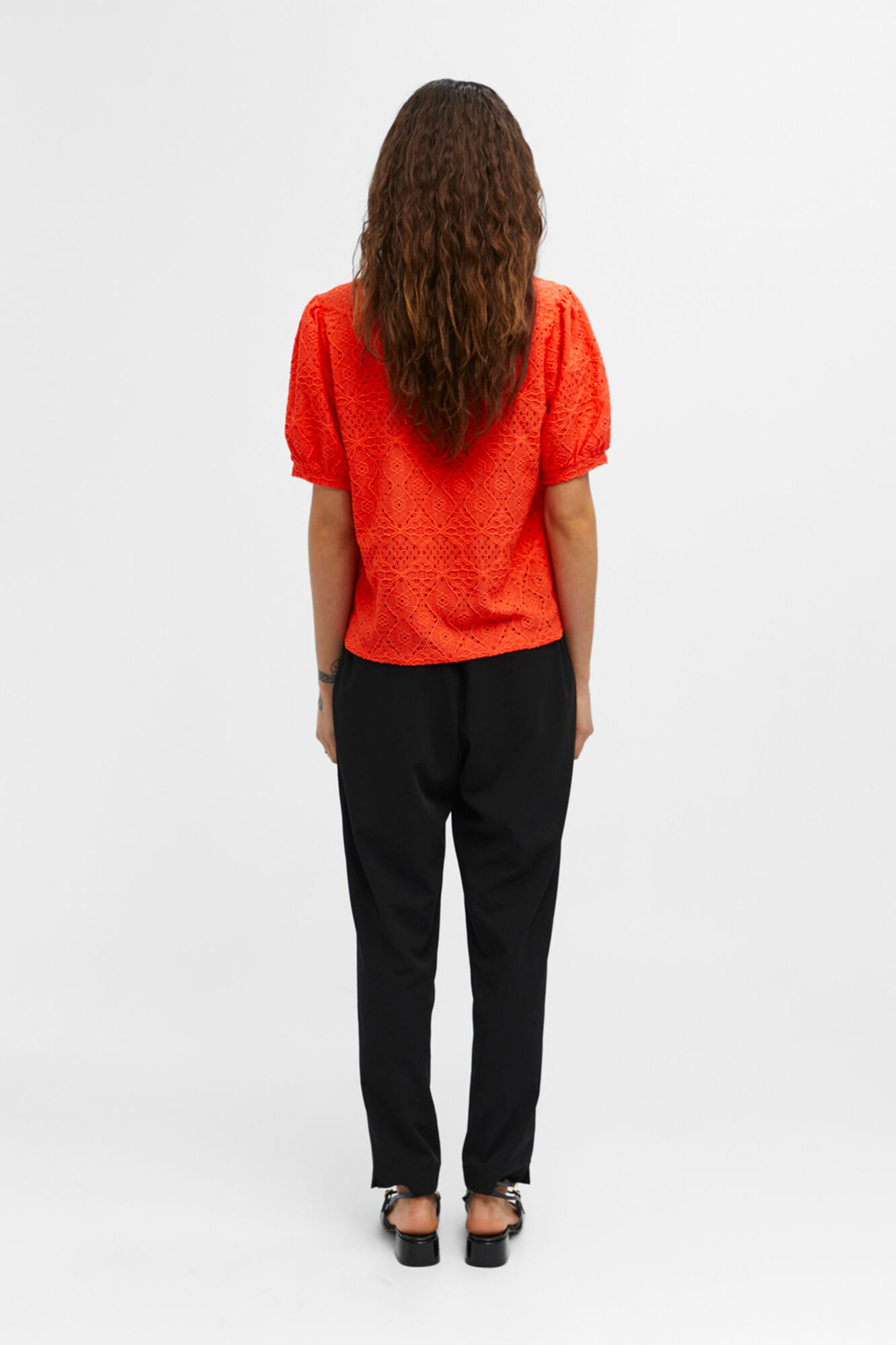 Camiseta de malha - Laranja