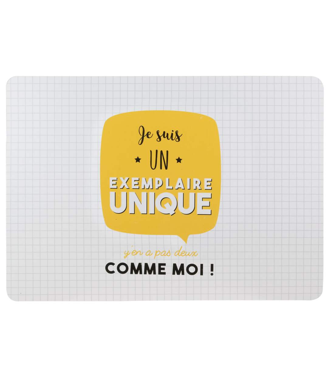 Lot de 2 sets de table JE SUIS Vert