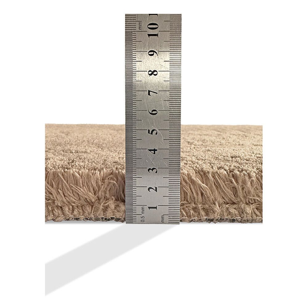 GULVTEPPE SOFT TOUCH Ø130CM MACCHIATO