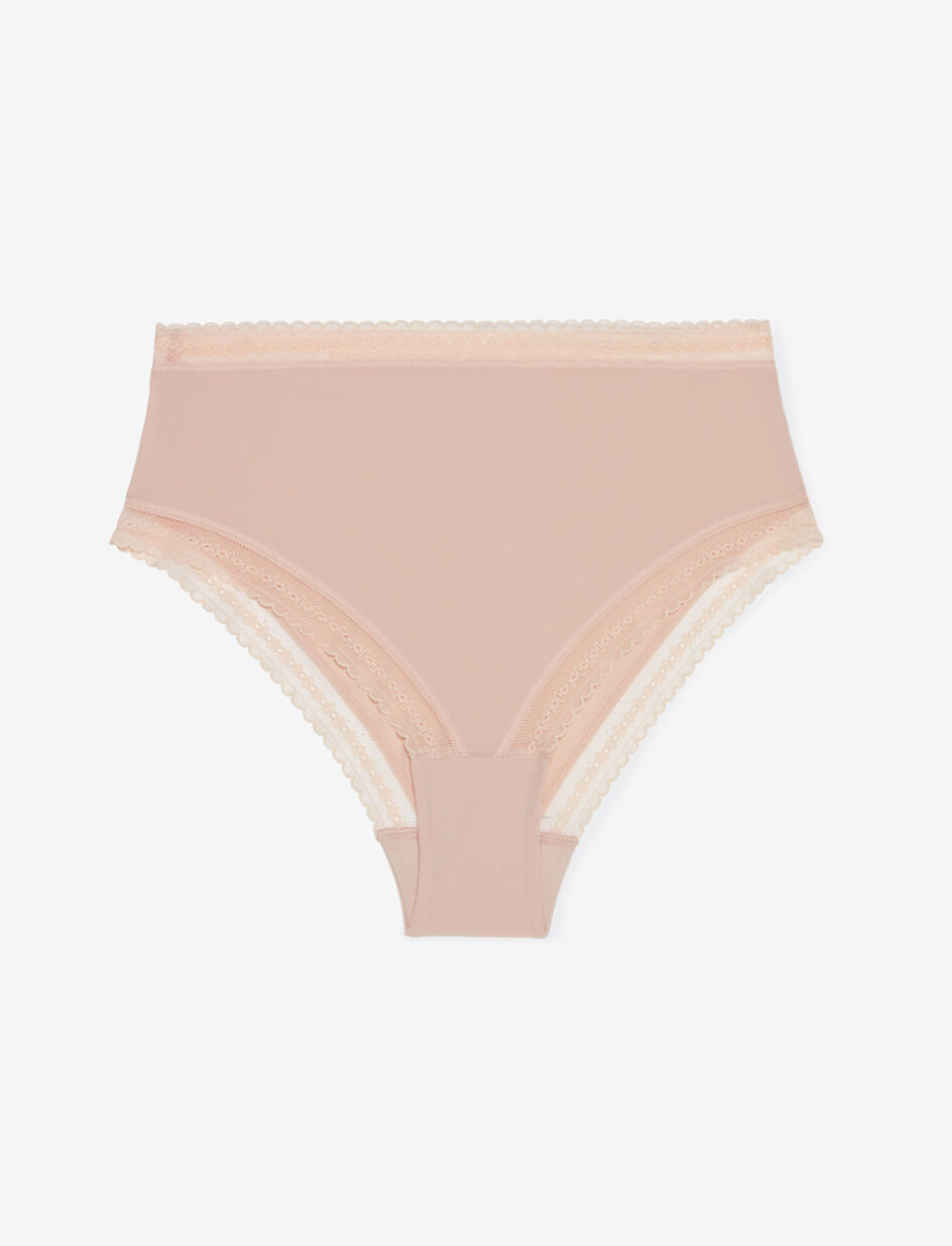 Culotte taille haute - beige poudre
