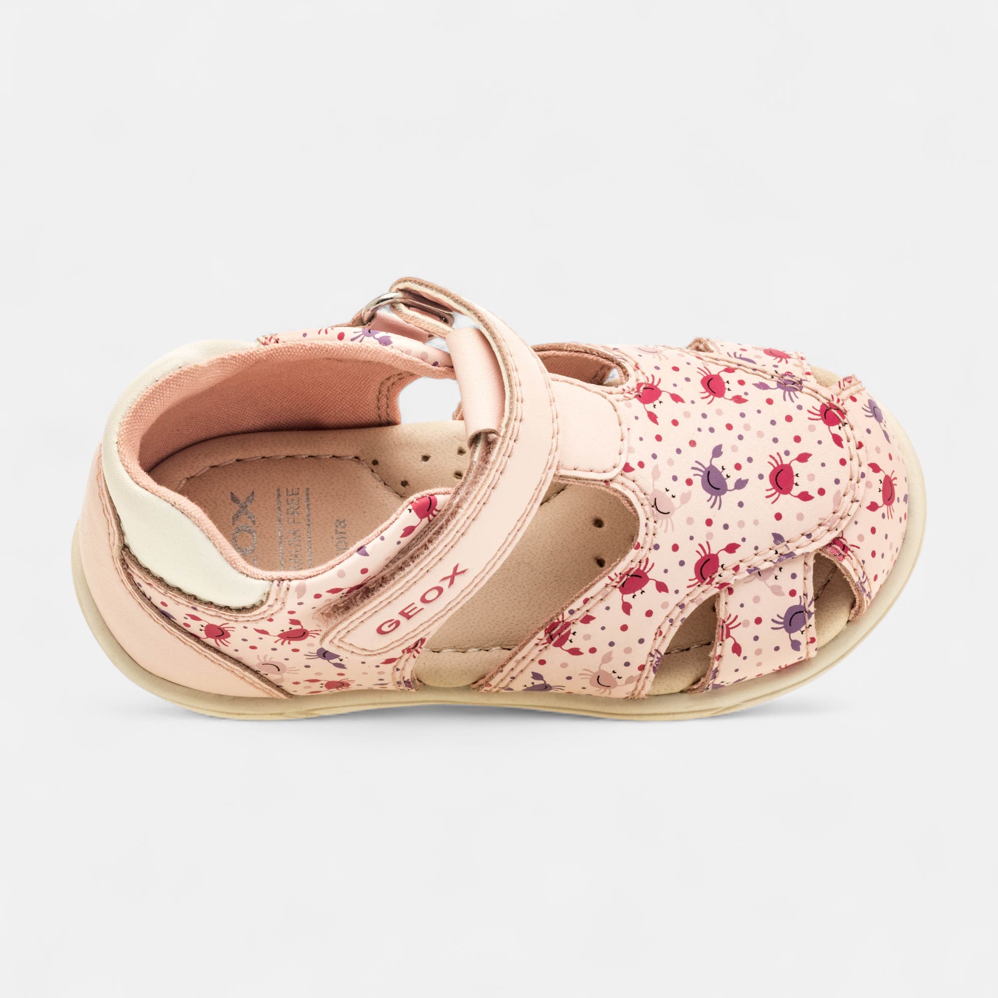 Nu-pieds Bébé fille rose