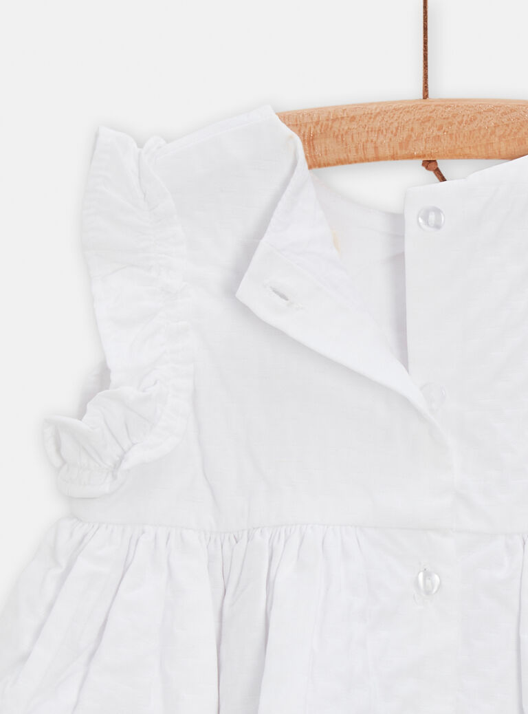 Robe de cérémonie écrue pour bébé fille