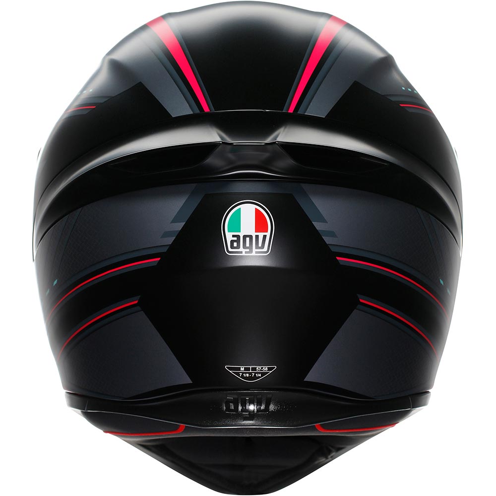 AGV - Casque K1 S Sling Noir Mat / Rose