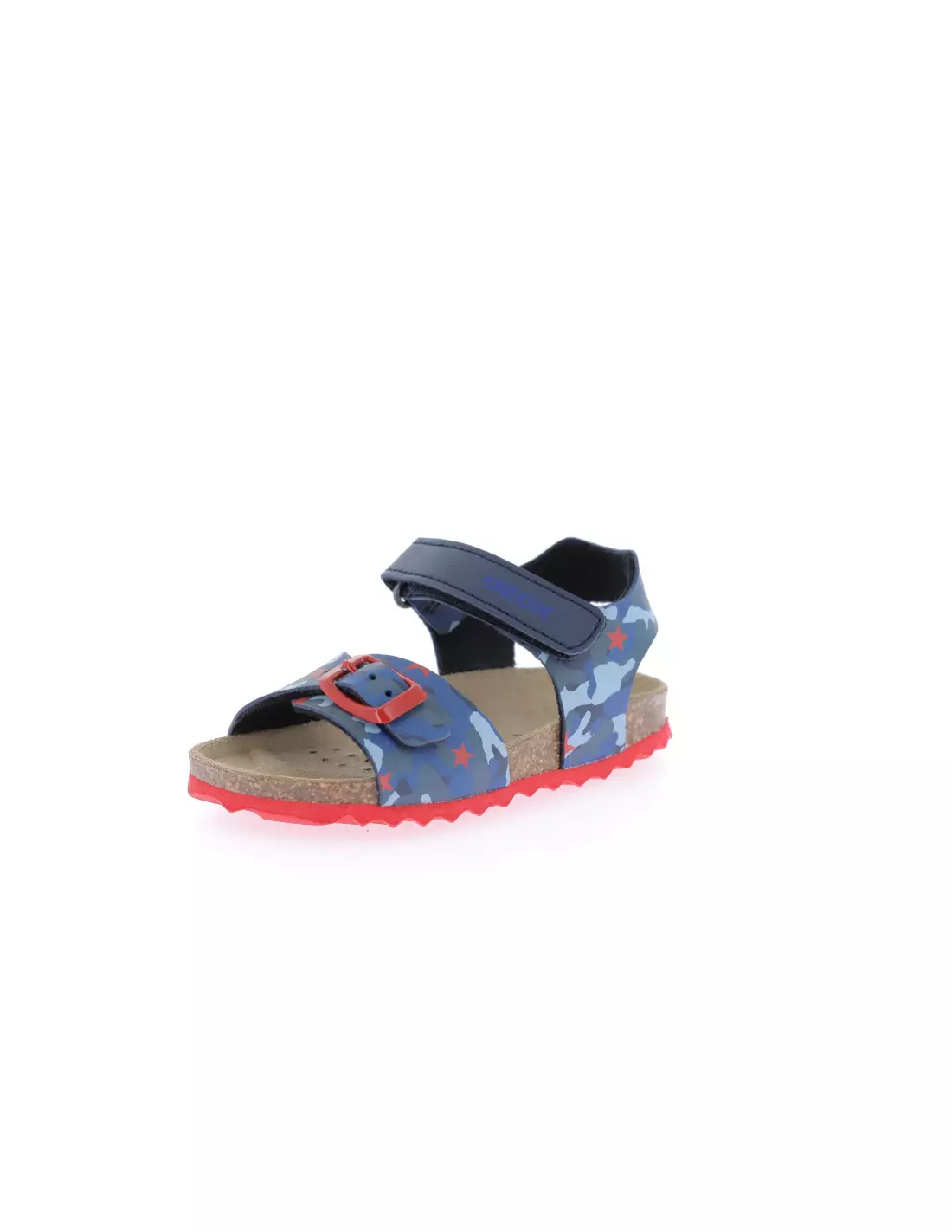 GEOX CHALKI - Sandales & nu-pieds C0735NAVYRED