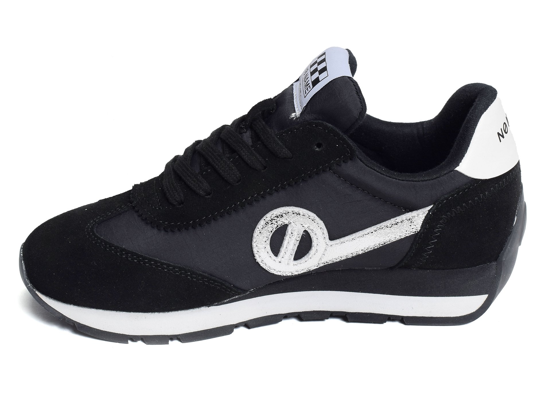 City run jogger noir argent
