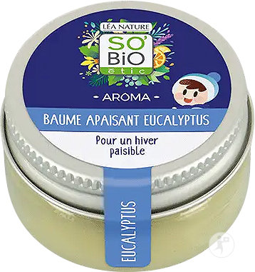 So'Bio Étic Baume Enfant Apaisant Eucalyptus Peaux Sensibles Pot 25ml