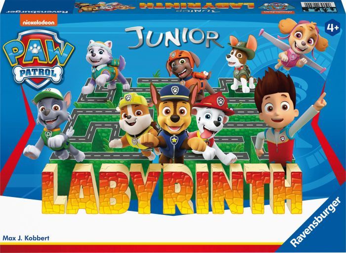 Paw Patrol Junior Labyrinth, 20799, das bekannte Brettspiel von Ravensburger als
