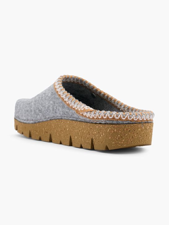 Romika Pantoffel Grau
