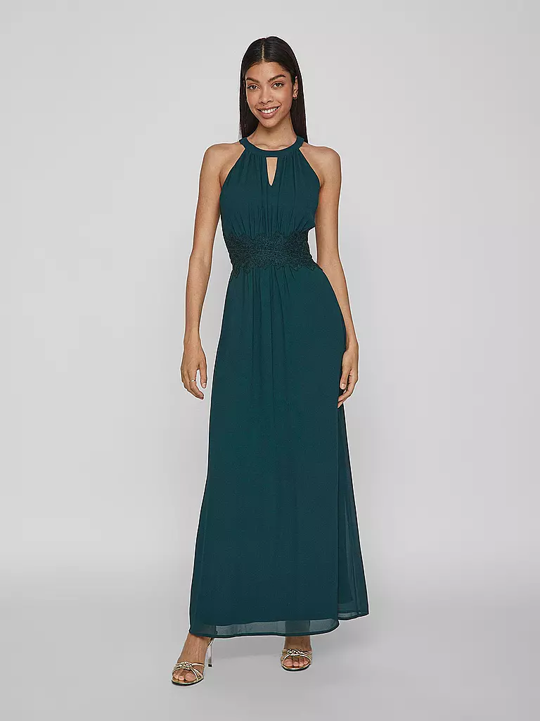 VILA Abendkleid VIMILINA  petrol