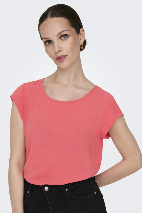 Only roze dames t-shirt