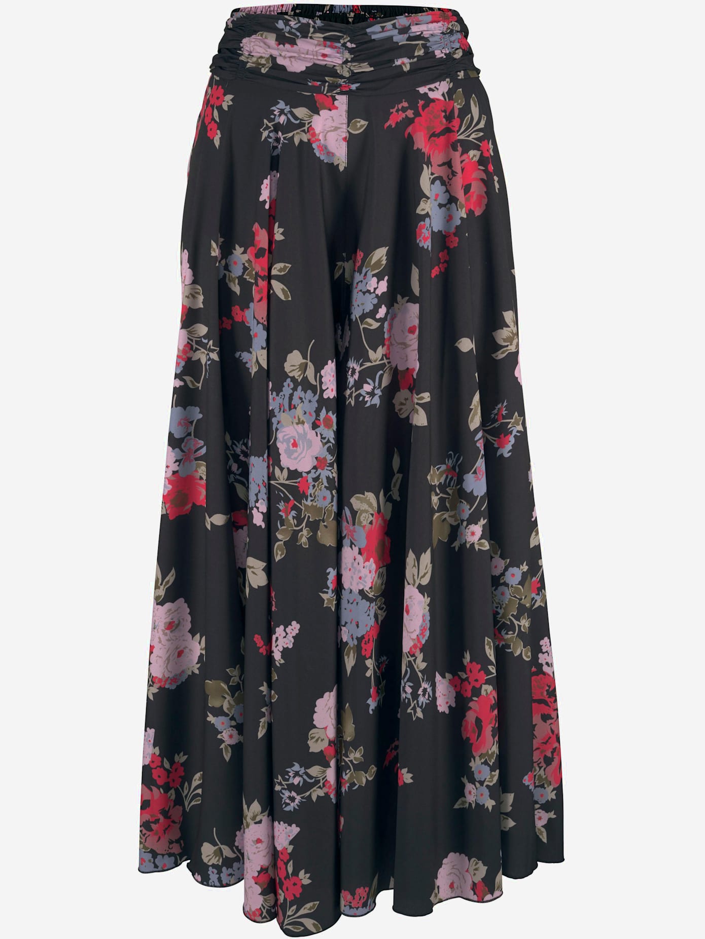 Jupe-culotte longue avec jambes extra-larges