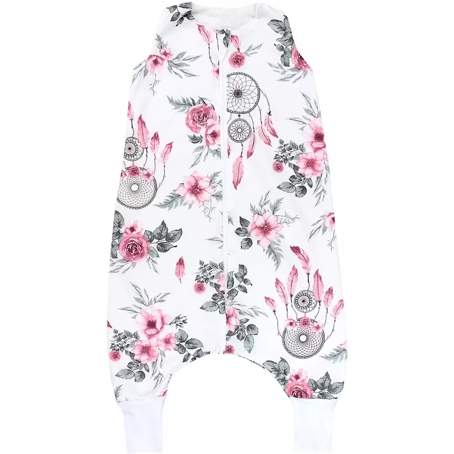 TupTam Baby Sommer Schlafsack mit Beinen ohne Ärmeln rosa
