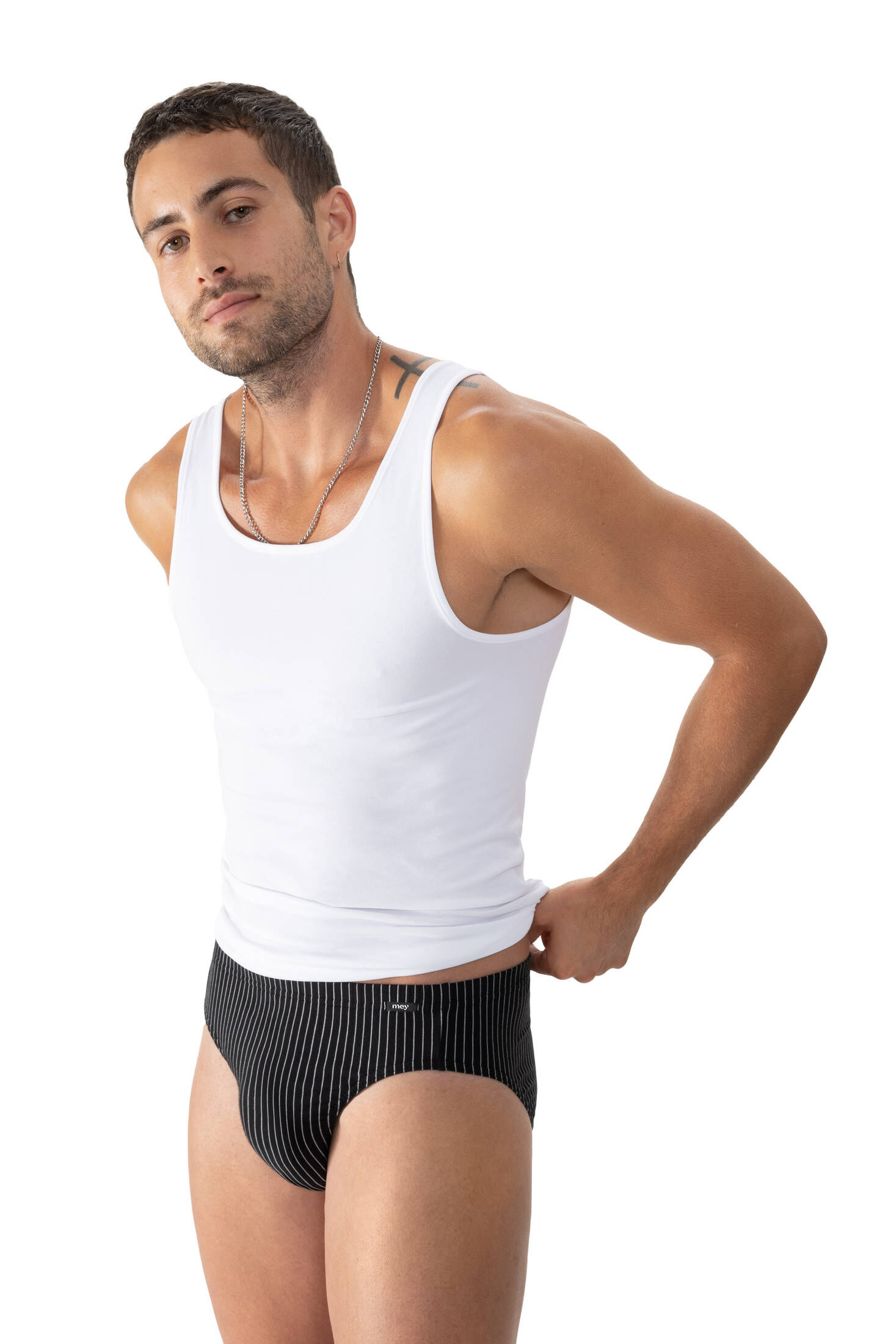 mey| Herren Jazz Pants Serie BC Stripes