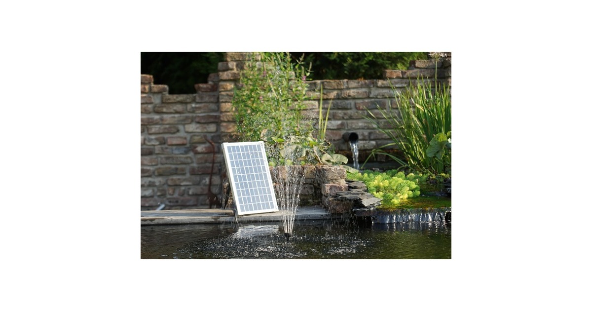 UbbinkSolarMax 600 pomp  (Zwart, Incl. solarpaneel, pomp)