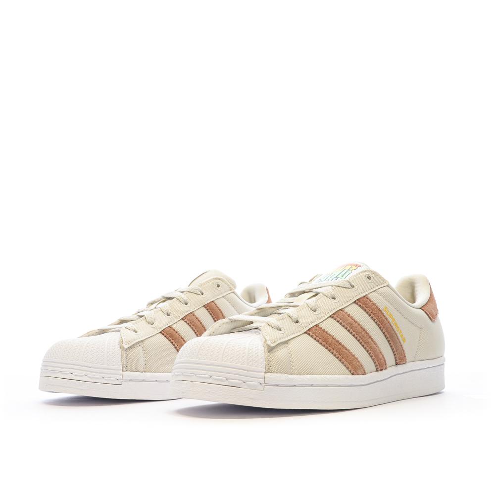 Adidas Baskets Beige/Taupe Garçon/Fille Adidas Superstar HP6548