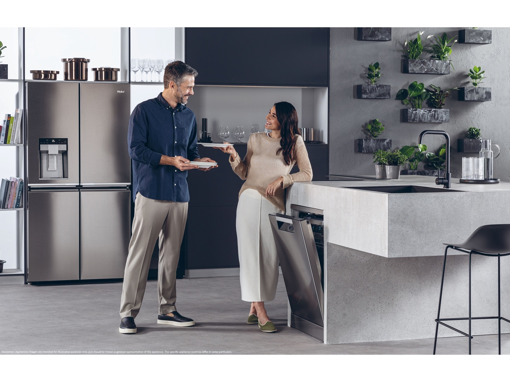 MÁQUINA DE LAVAR LOIÇA HAIER XF 6C2M1PX INOX C 16 CONJUNTOS