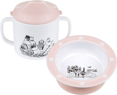 Mummitrollet Vann & Bad Matsett 2 Deler, Rosa
