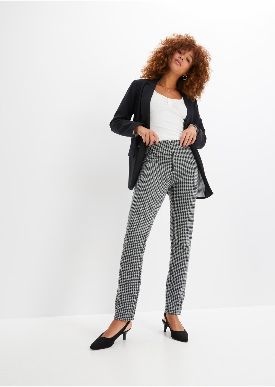 Legging à fermeture zippée