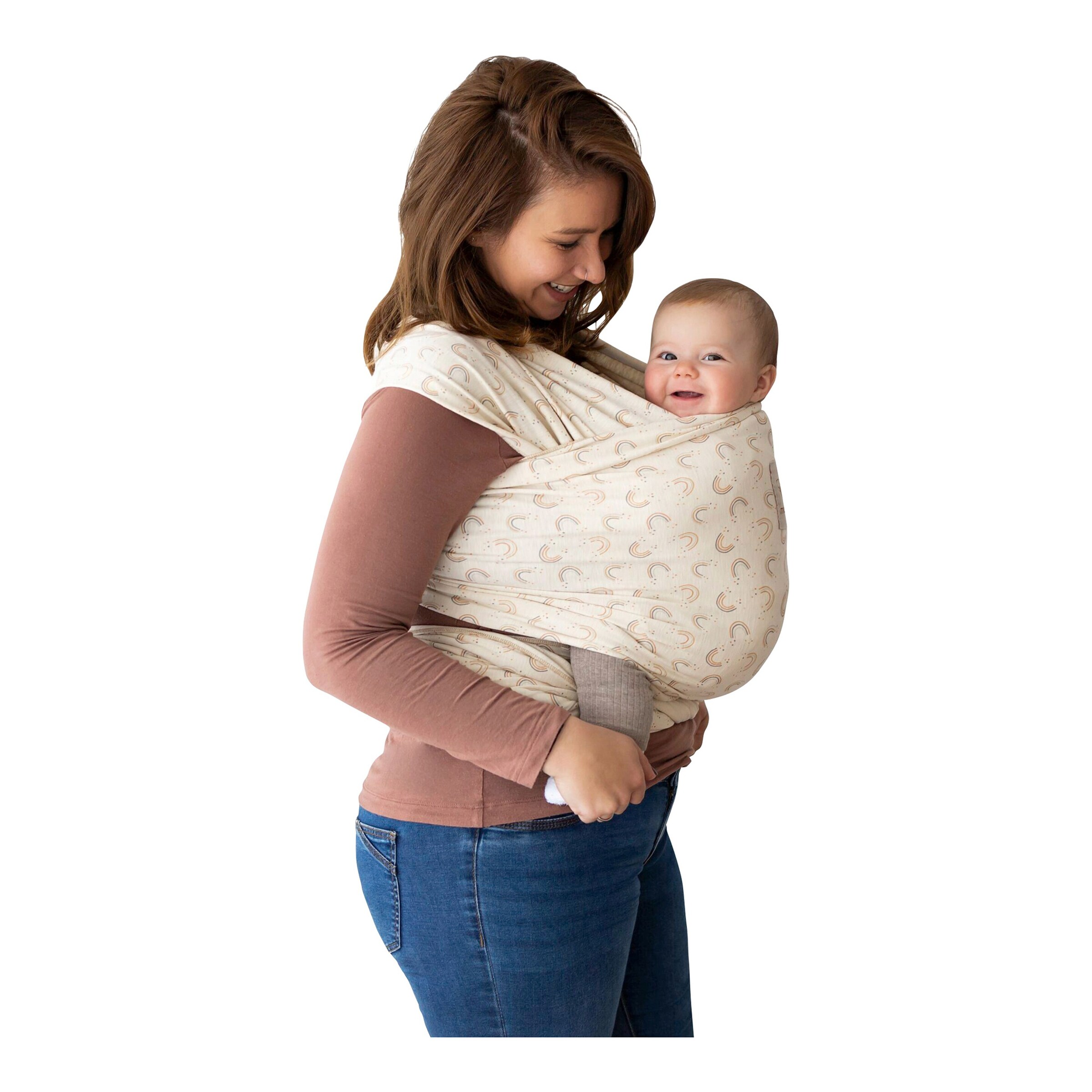 manduca® - SLING Babytragetuch, 510cm, Limited Edition sand / print