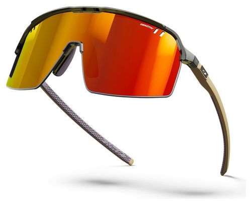 Lunettes Julbo Intensity Reactiv 1-3 LAF Vert Army Translucide Brillant/Beige Mat