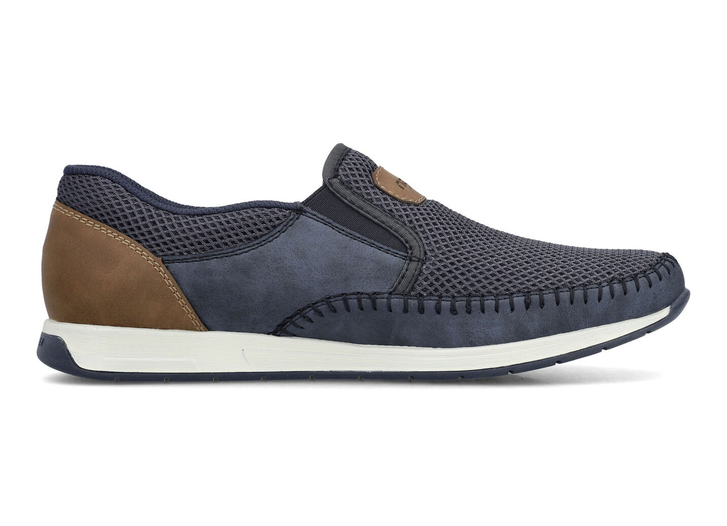Rieker, sommerliche Herren-Slipper, mit Gummizug