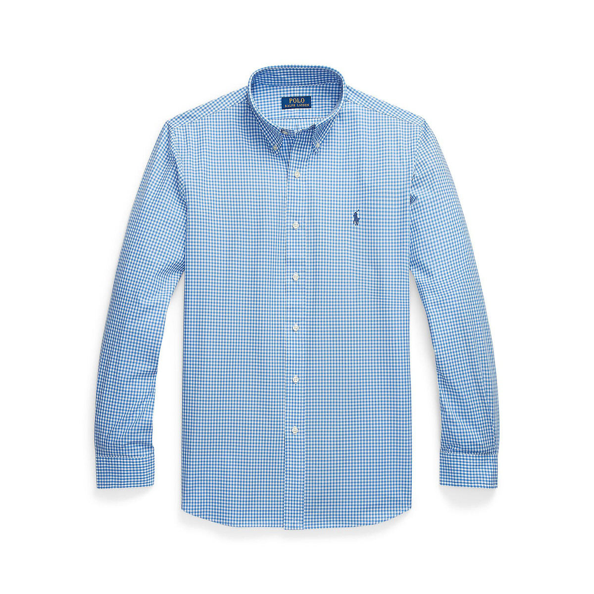 POLO RALPH LAUREN<br>Camisa ajustada em popeline elástica