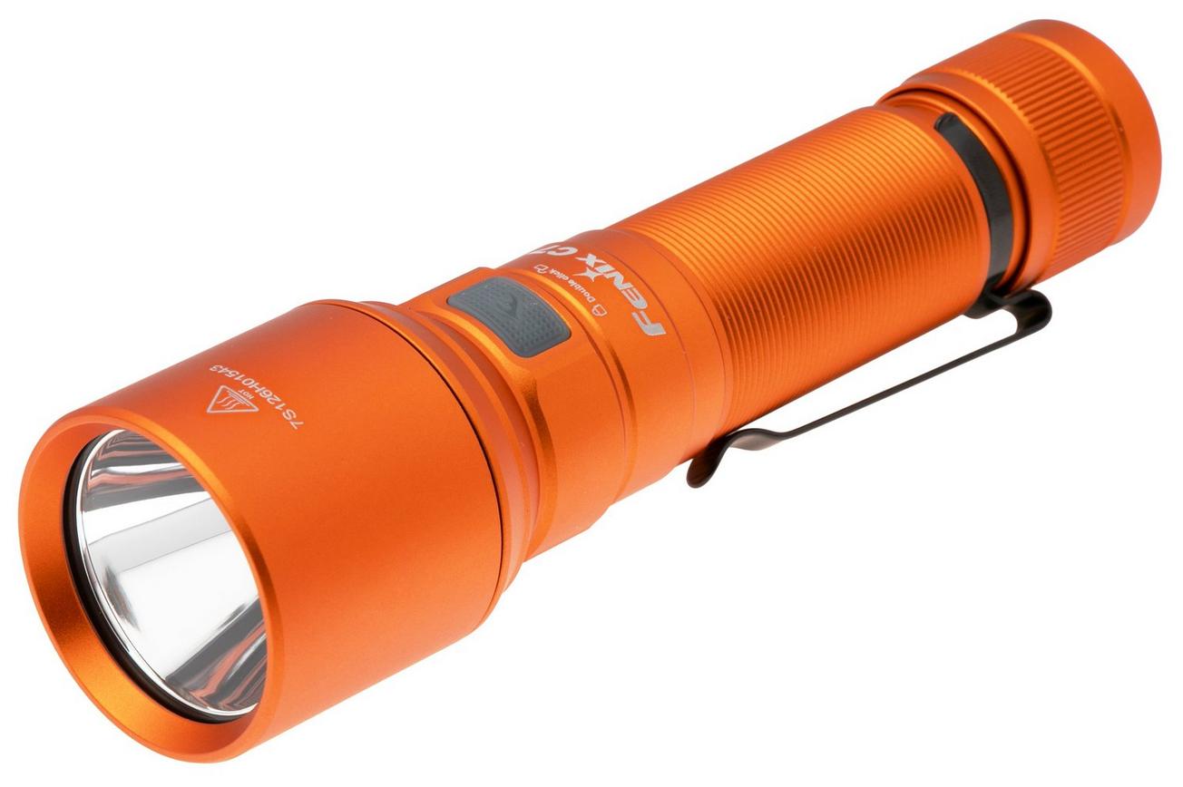 Fenix C7 oplaadbare zaklamp, 3000 lumen, oranje