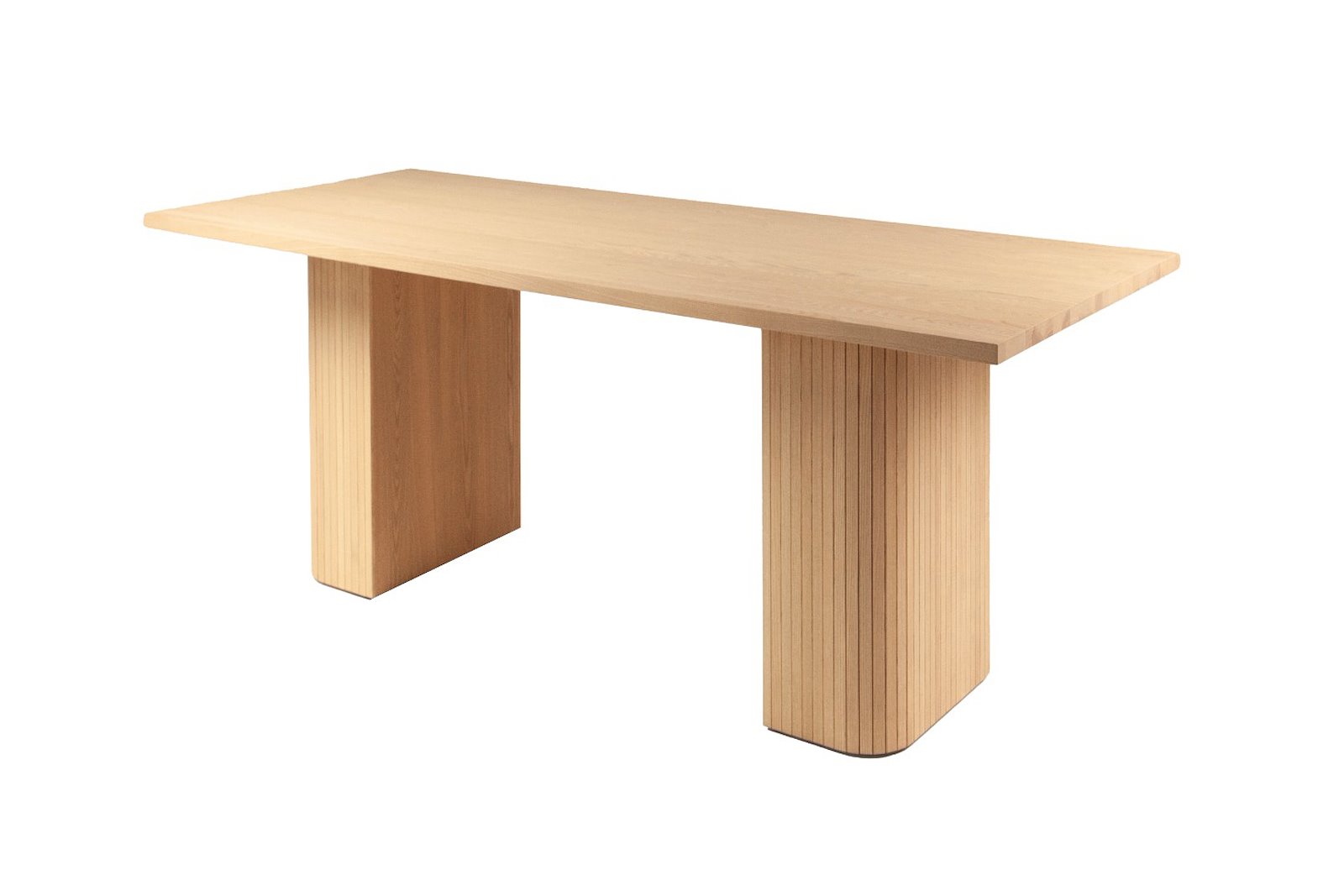 Woodcraft spisebord Hvitoljet heltre ask. 100x180 cm. Hel plate A, kant nr. 1 og ben nummer 4
