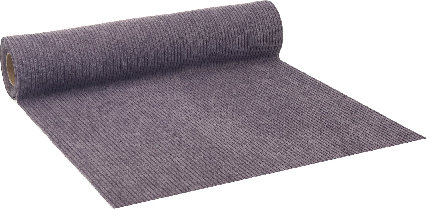 Vivant tafelloper Corduroy paars 250 x 2,8 cm
