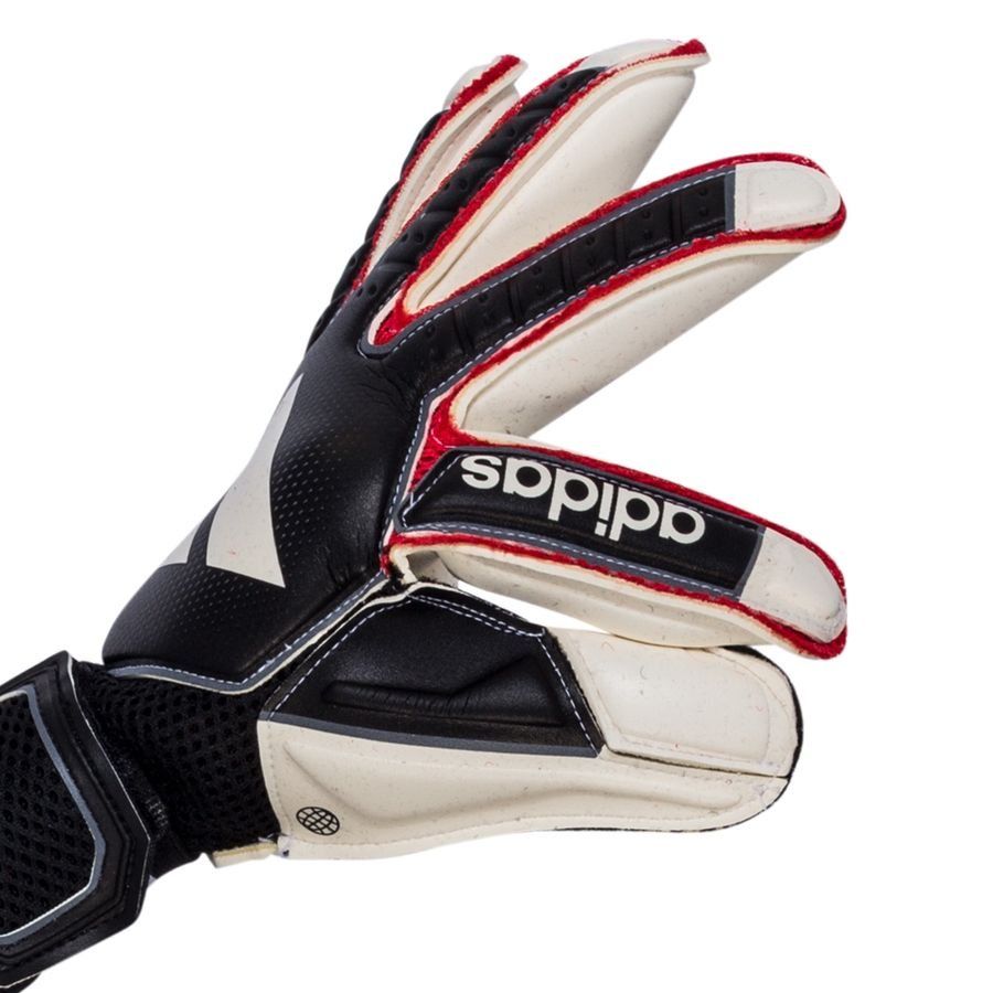 adidas Gants de Gardien Tiro Pro - Noir/Blanc/Argenté