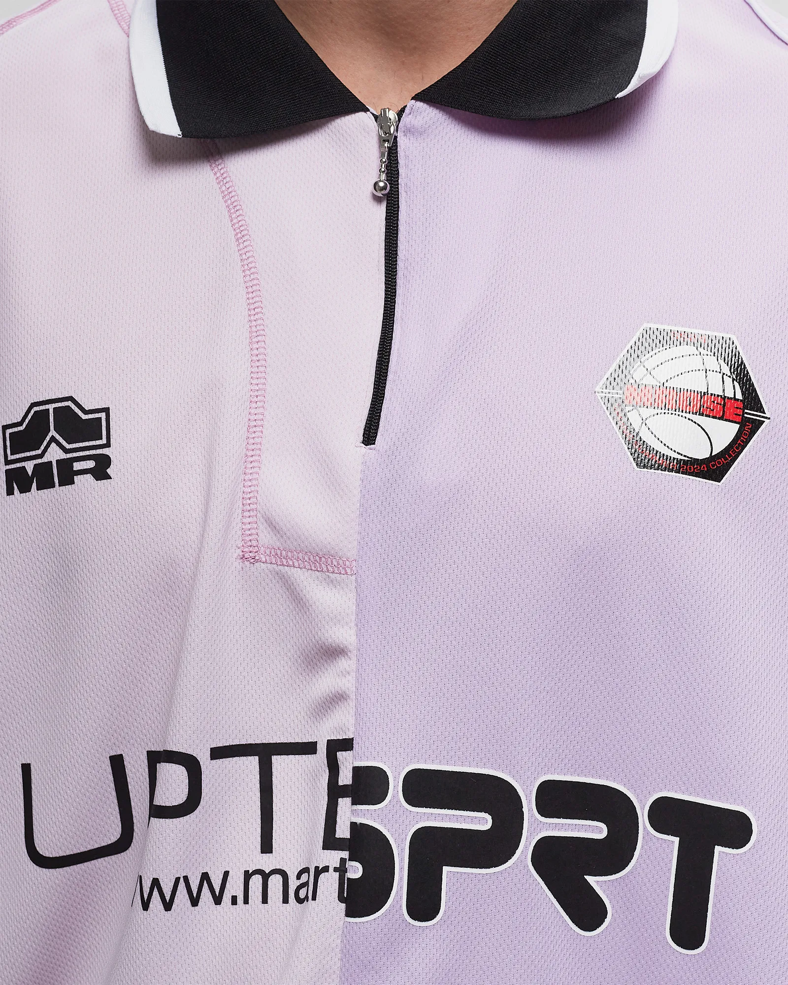 Martine Rose HALF AND HALF FOOTBALL TOP