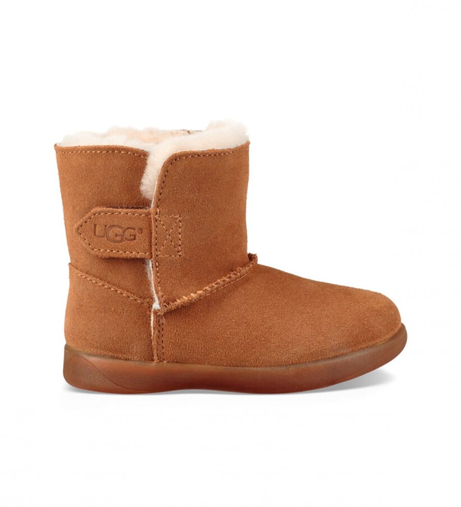Botas de cano curto UGG T Keelan em couro marrom