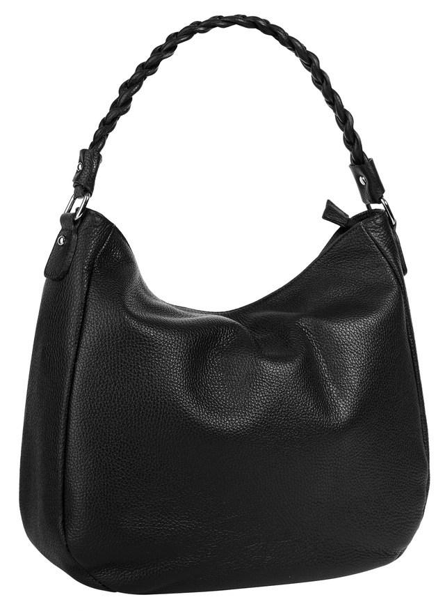Samantha Look Henkeltasche echt Leder, Made in Italy