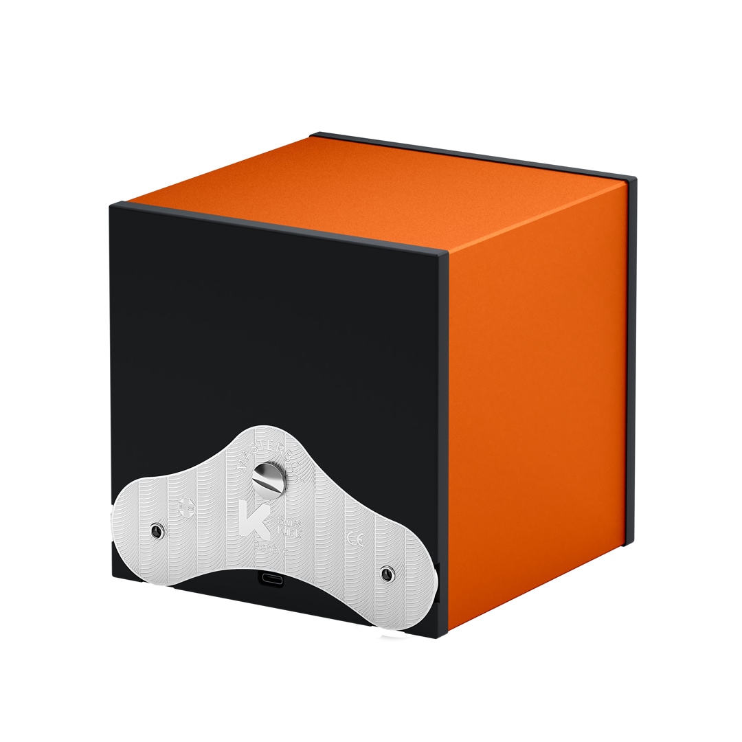 SwissKubik Masterbox Aluminium Orange - 1 Uhr