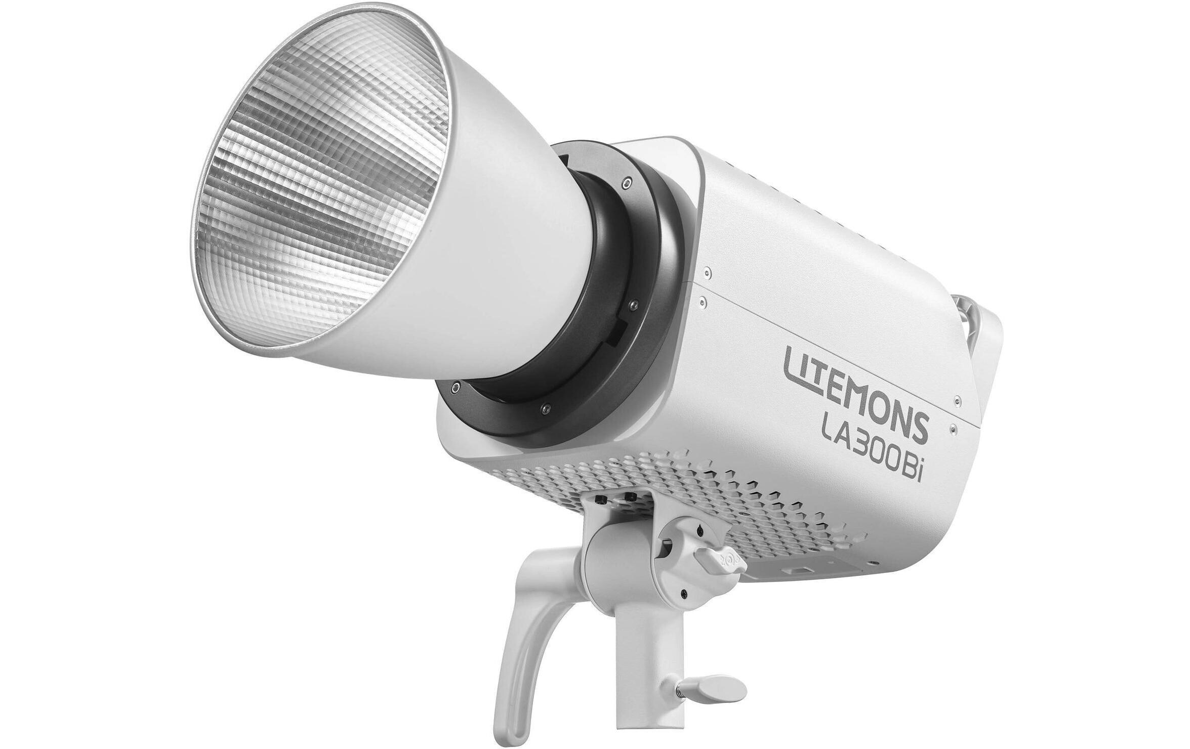 Videoleuchte LA300BI Litemons Led<br>Professionelle Bi-Color LED-Videoleuchte mit 330W Leistung und App-Steürung