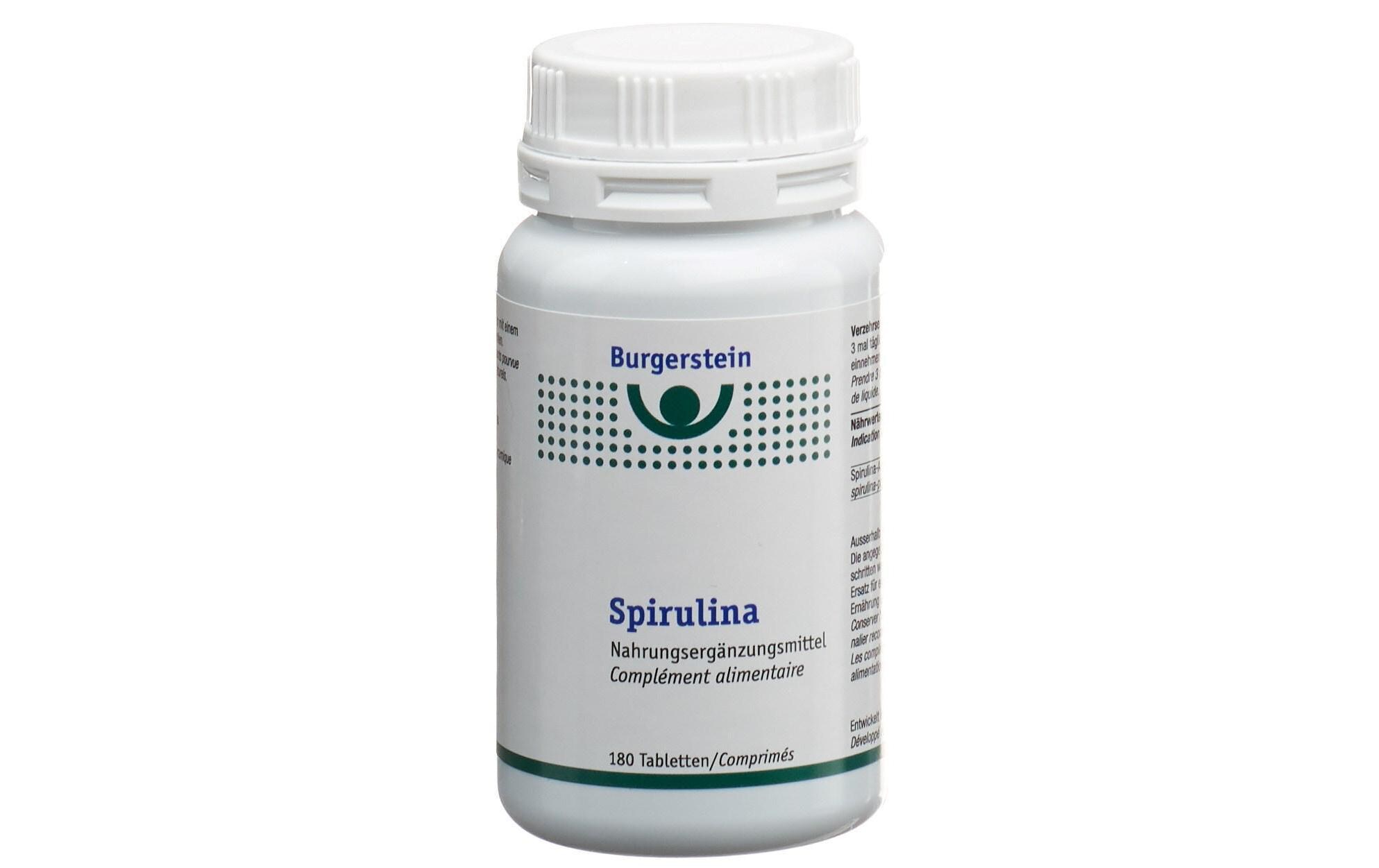 Spirulina 180 TablettenVegane Tabletten zur Nahrungsergänzung