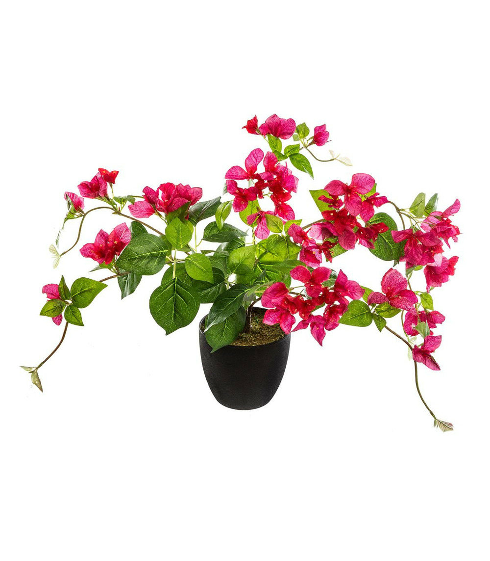 Plante artificielle bougainvilliers dans son pot h 76 cm