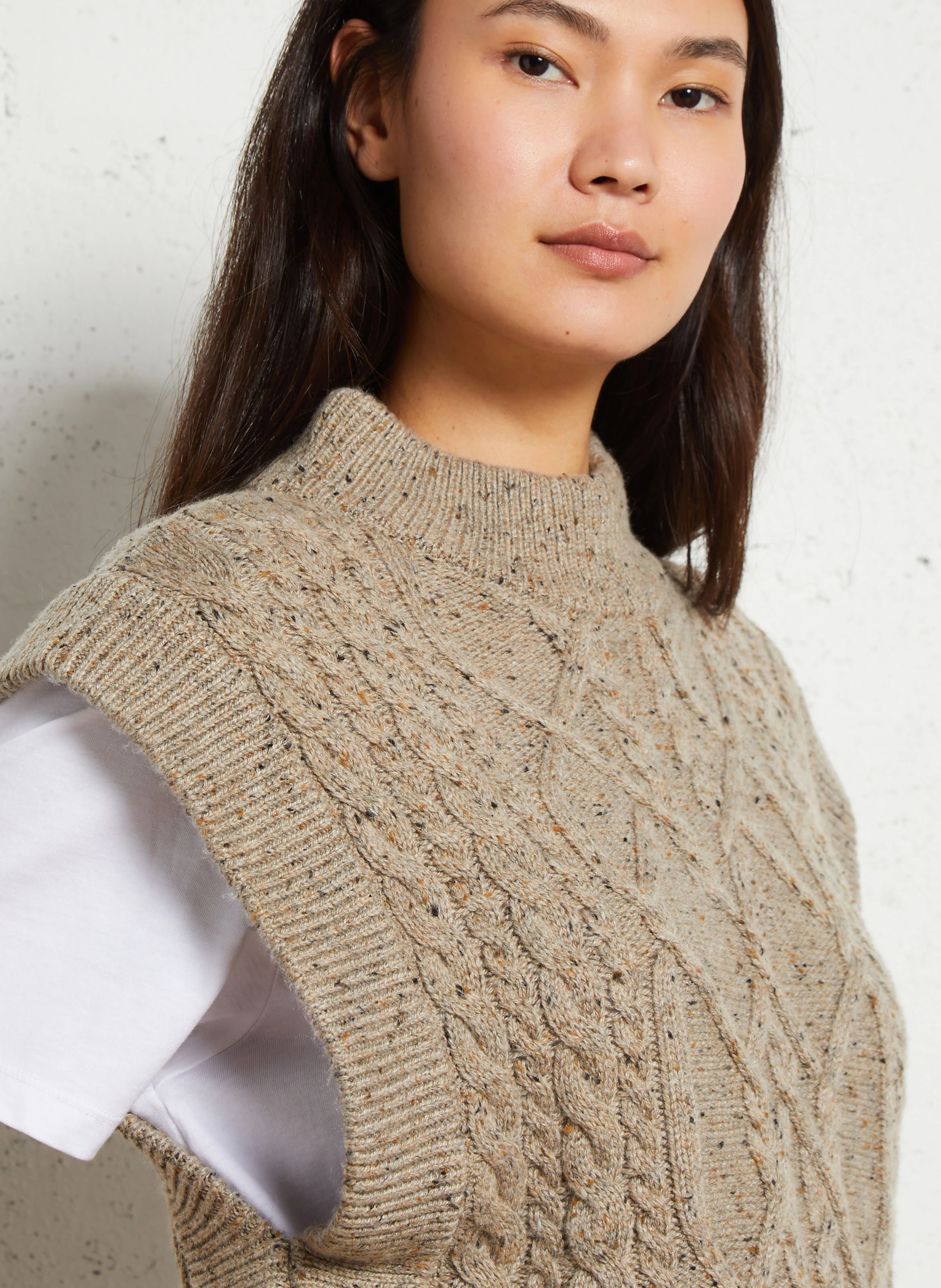 COFFEE - Pull sans manches| Gris