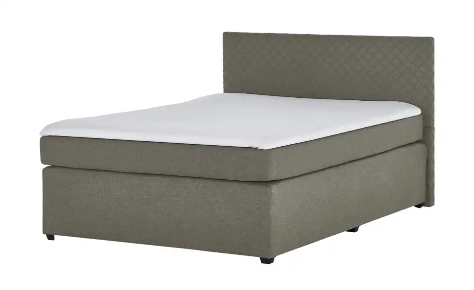 Boxspringbett Kety 140 cm Silbergrau