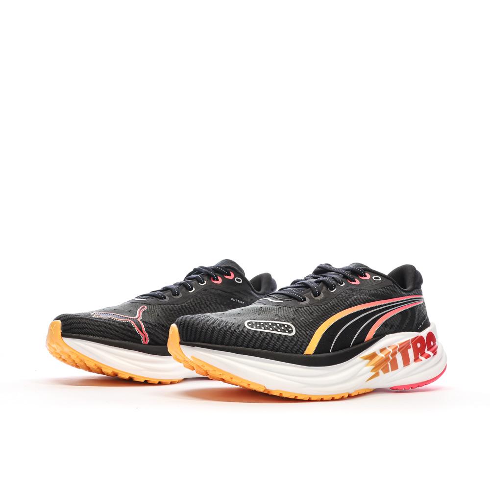 Puma Chaussures de running Noires/Orange Femme Puma Magnify Nitro 2