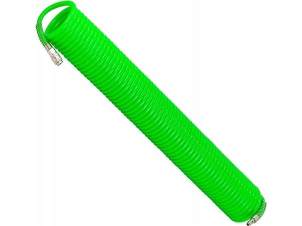 Rockforce Spiralslange med hurtigkoblinger 10mm x 20m