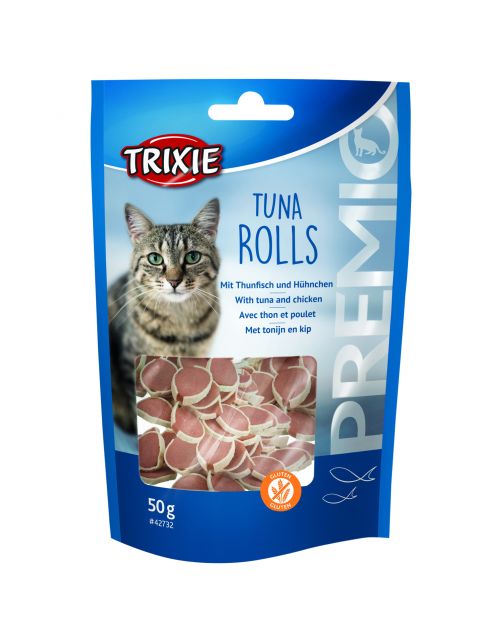 Trixie Premio Rolls - Kattensnack - Tonijn 50 g