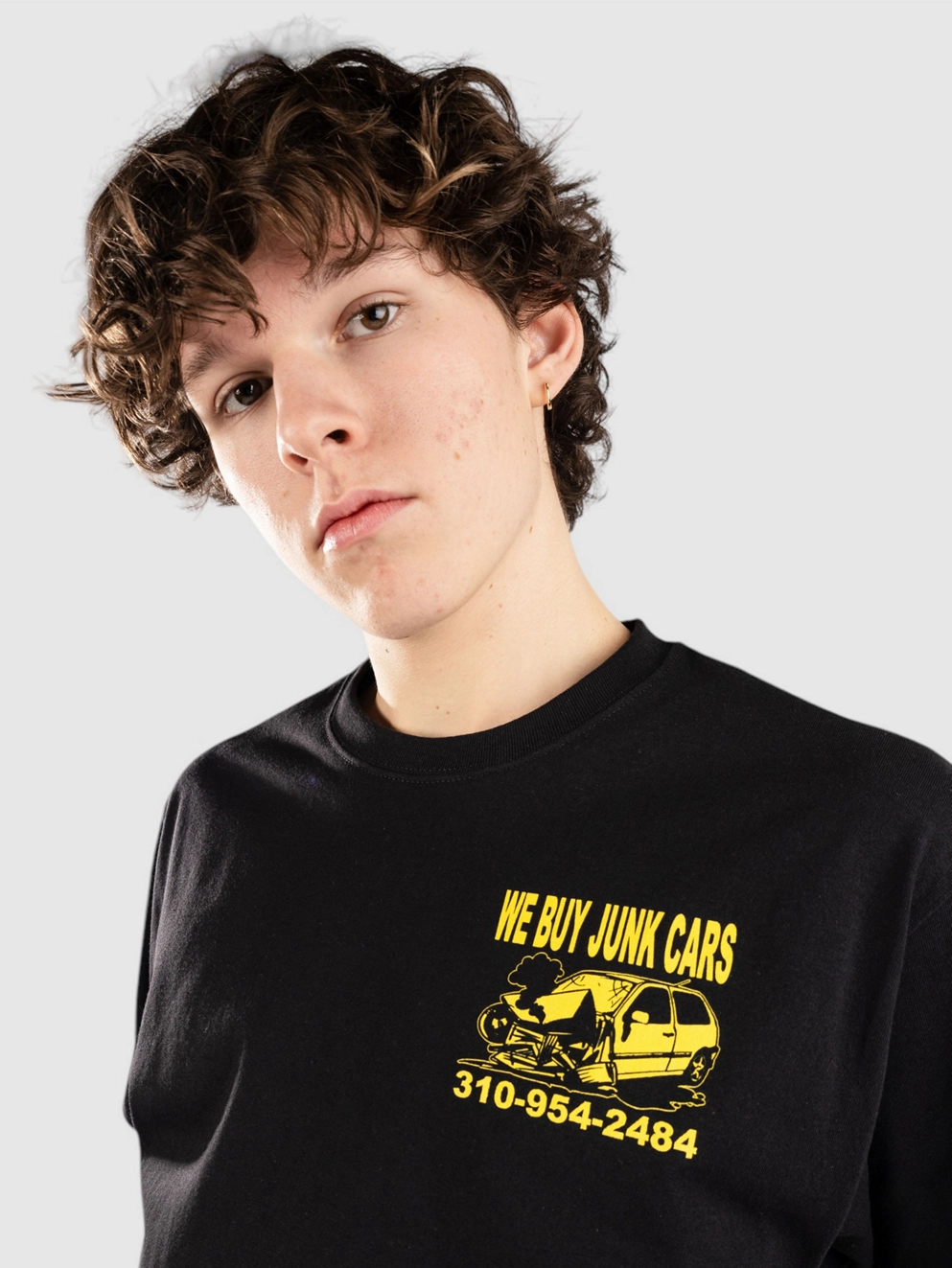 Donut Junk Cars T-Shirt black