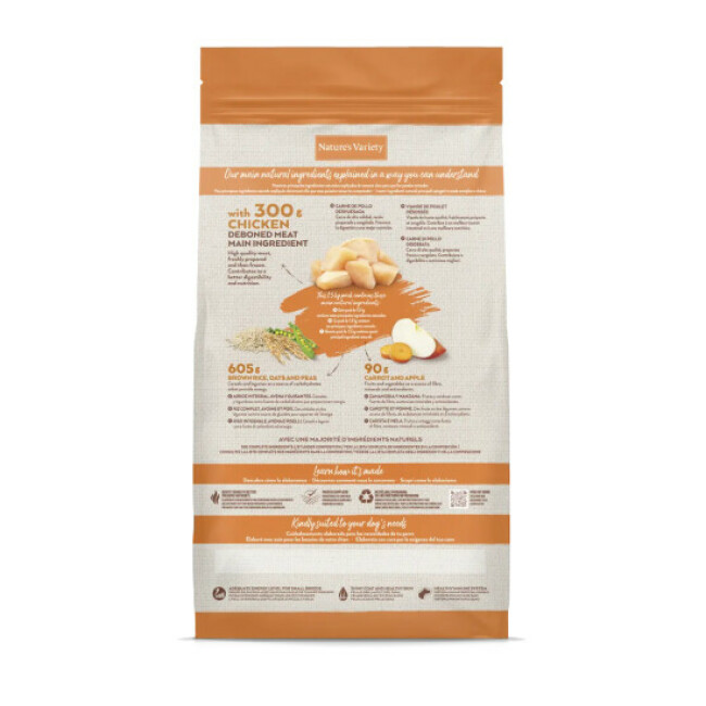 Croquettes pour chien Nature's Variety Original Mini Adult Poulet