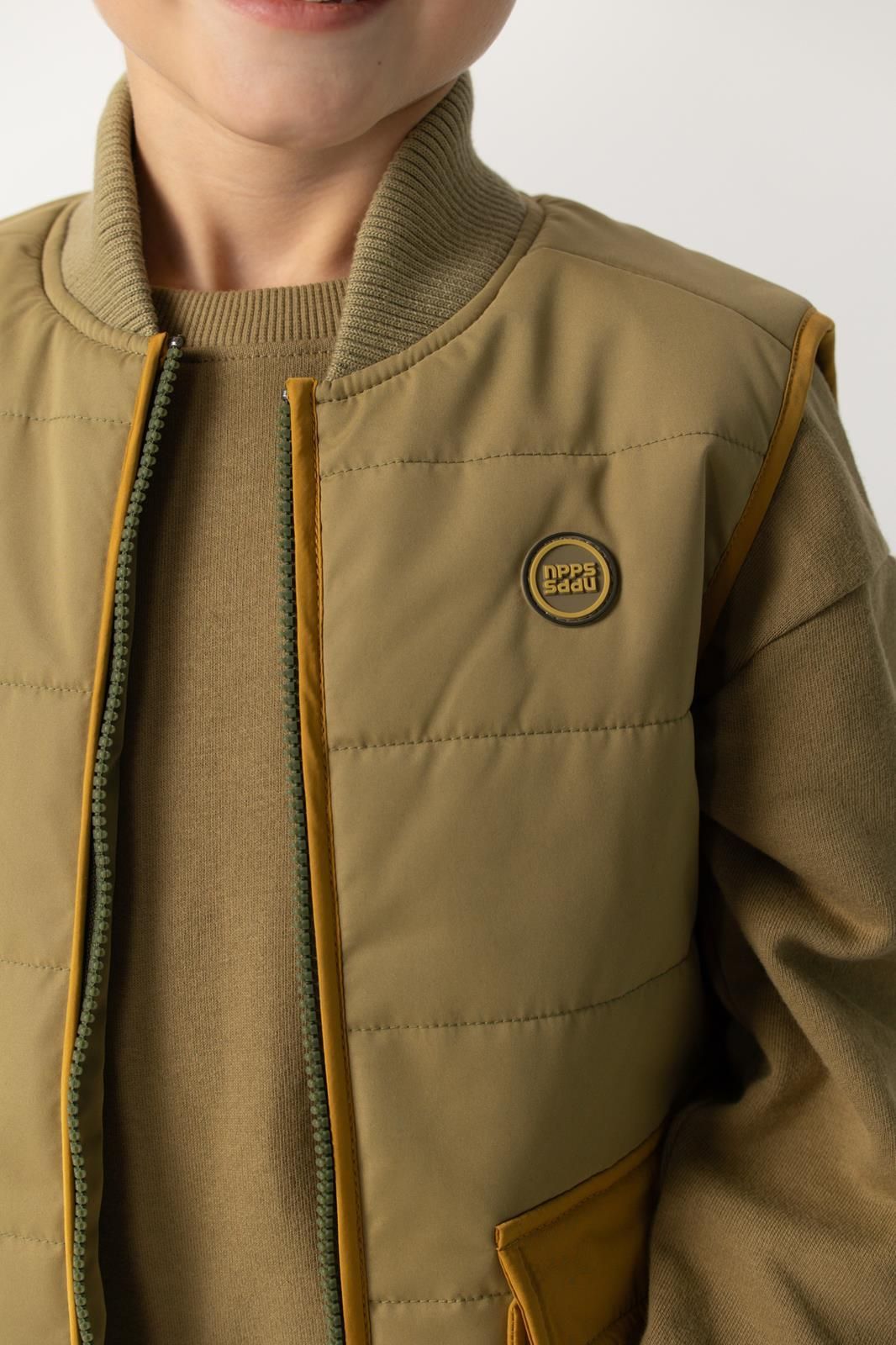 Noppies Kids Bodywarmer Ramsey - Dried Herb